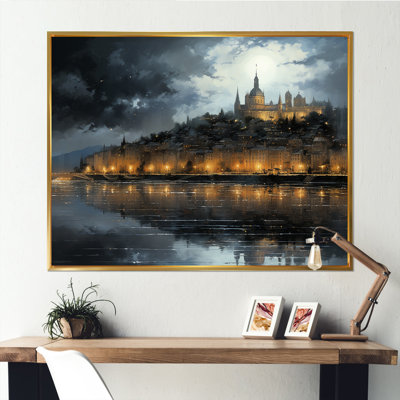«French City of Lyon Landscape I», reproduction sur toile