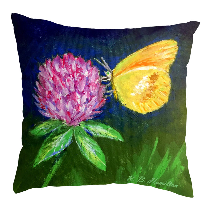 Housse et insert de coussin extérieur d'extérieur, 12 po x 12 po
