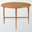 Zackary Solid Wood Extendable Round Dining Table in Oak Brown, 29" H X 41.85" W X 41.85" D