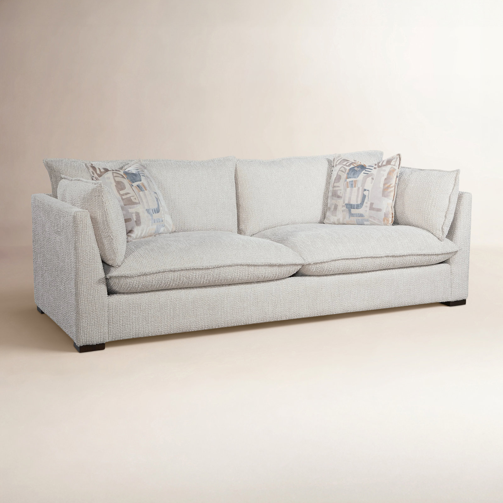 Kamila 96'' Flared Arms Sofa, Elite Ivory, 0321-91, Java