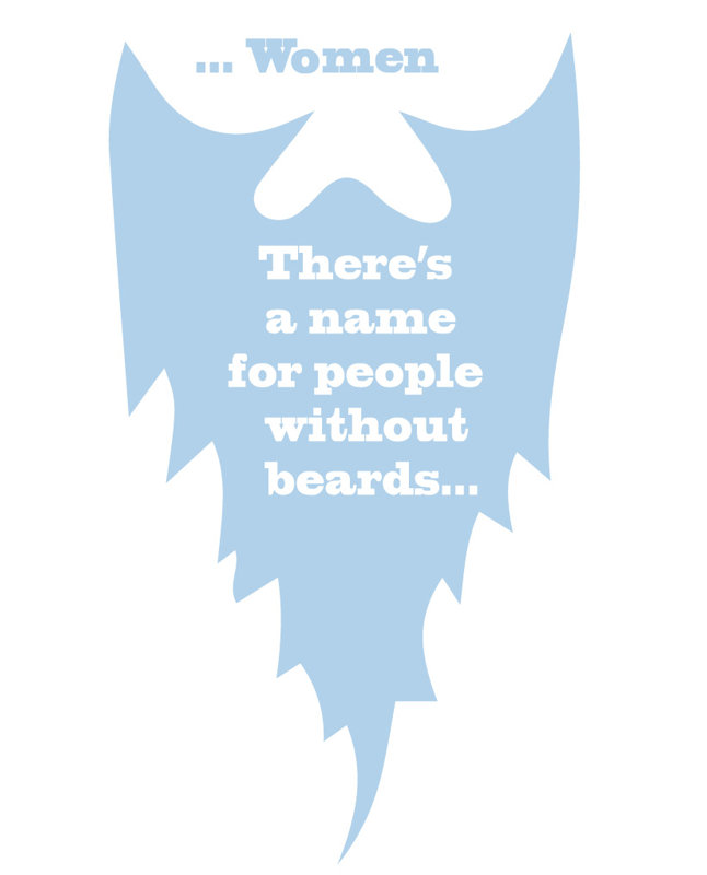 Décalcomanie murale personnes sans beards quot, H 24 po x l 13 po x P 0,01 po, Bleu poudré