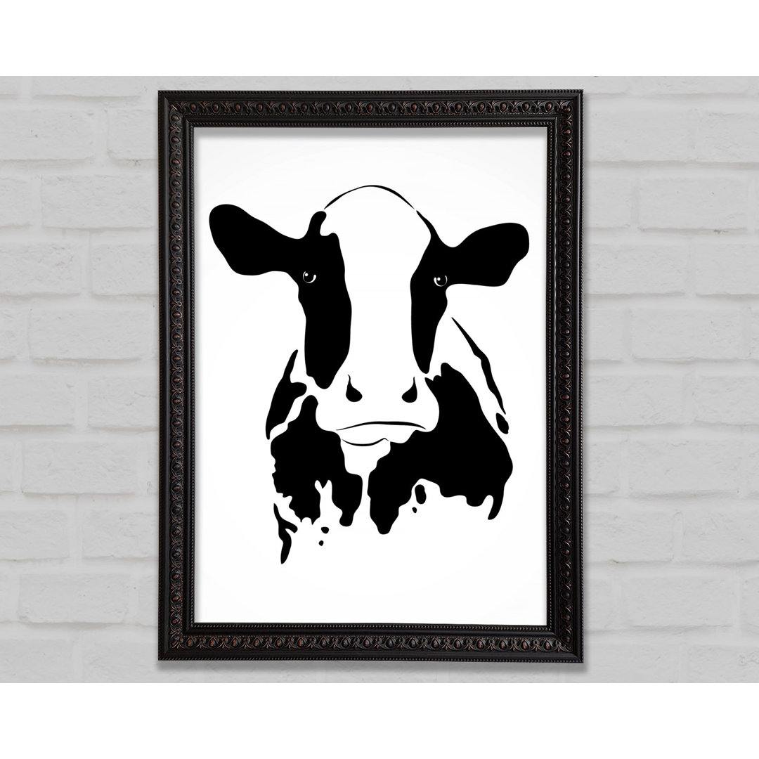 Here's Looking At You Cow - Einzelner Bilderrahmen Kunstdrucke