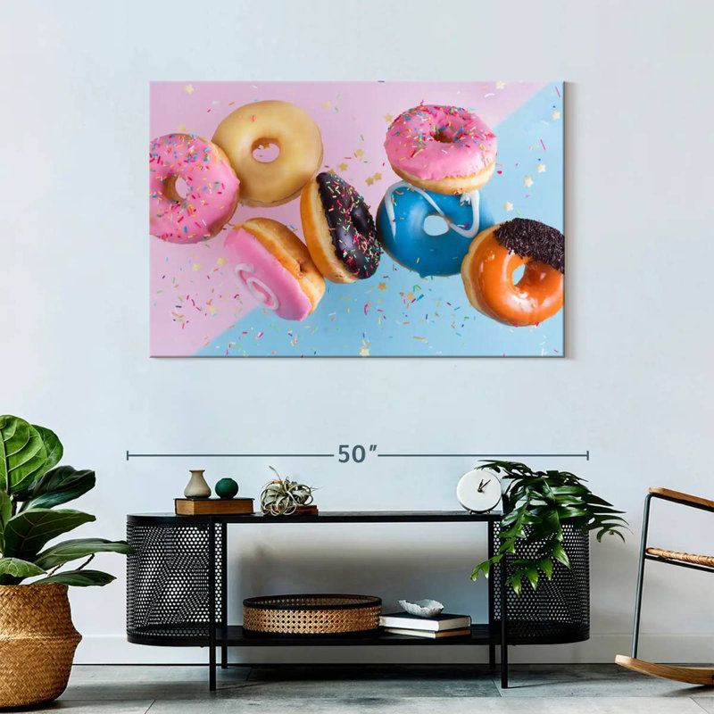 Yarlin Doughnut Party, 30" H x 45" W