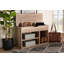 Banc de rangement en similicuir Delarue
