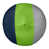 Bleu marine / vert / gris