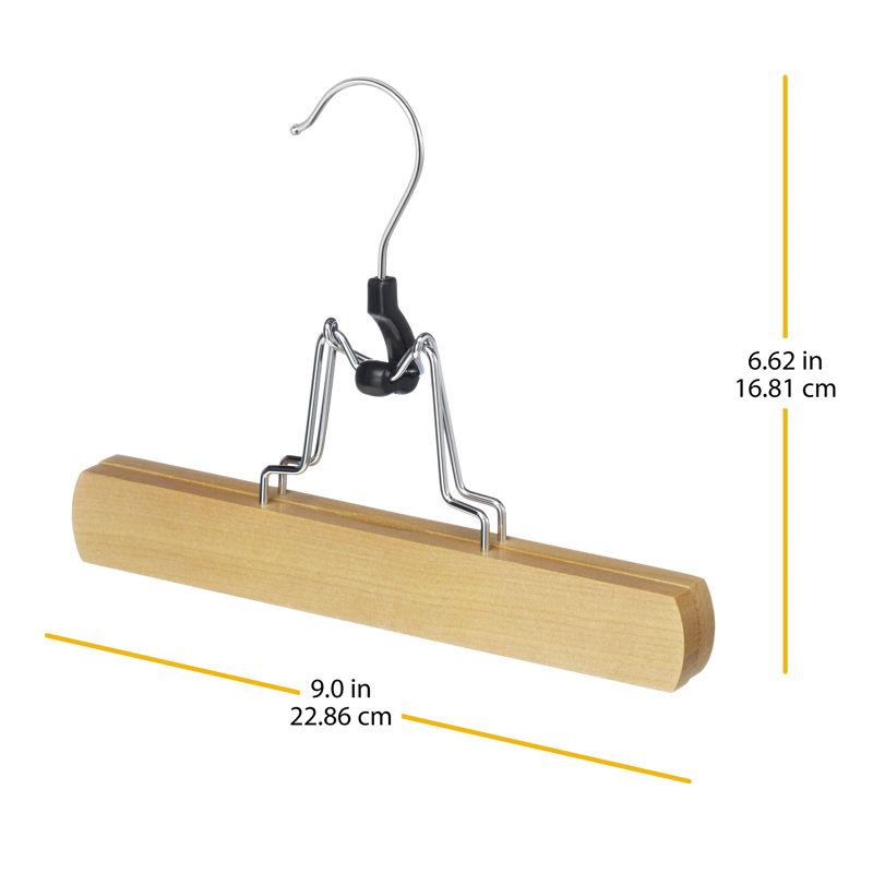 9" W Hanger with Adjustable Clips - Basics by Wayfair™