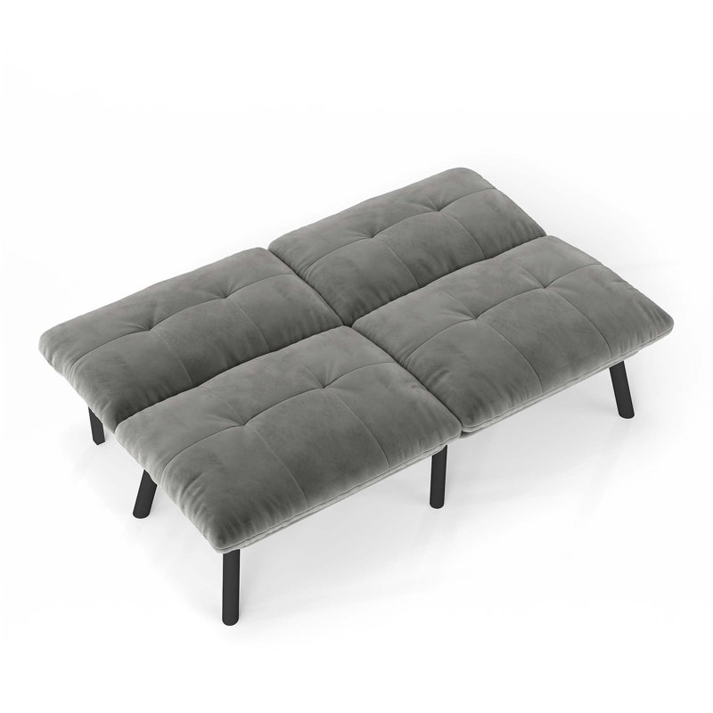 Canapé-lit convertible pliant moderne, Gris
