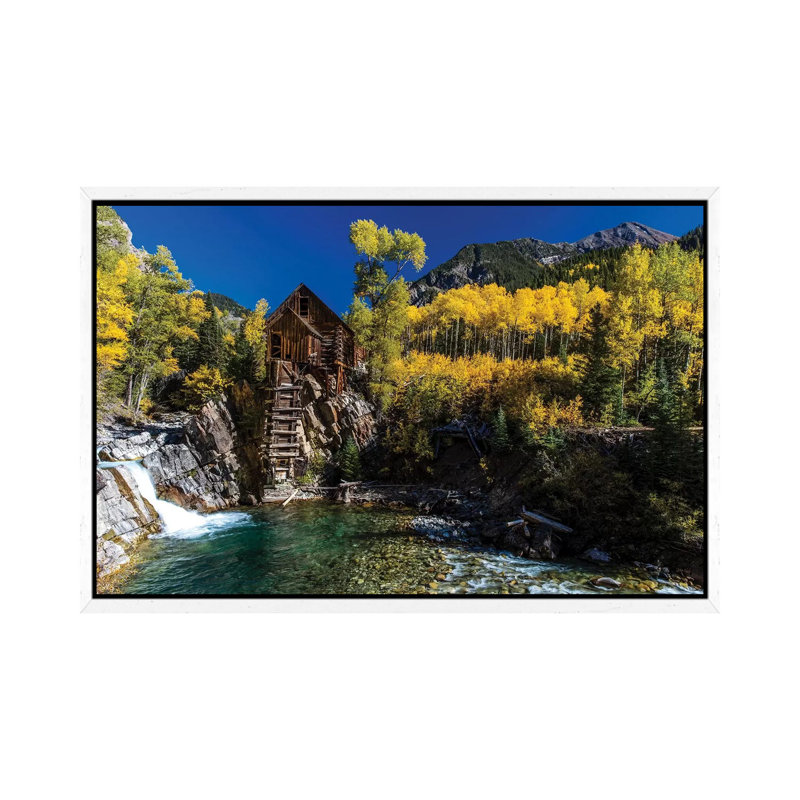 Old Mill on the Crystal River, Crystal, Colorado, USA 1 Piece Wall Art on Canvas, 66.04cm H x 101.6cm W x 3.81cm D