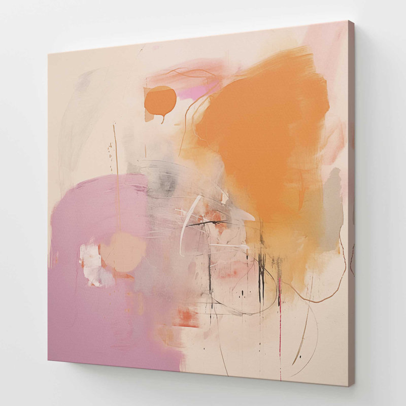 Cotton Candy Delight v1, grande impression sur toile, H 54 po x l 54 po