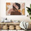 Boho, fille africaine sur toile-531118003