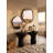 Cadence Console Table, Black Stone-124592218
