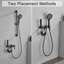 1 Handle Wall Tub Filler with Diverter