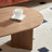 39.37" MDF Oval Coffee Table-1061518300