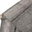 Tapis gris / noir noué à la main de haute qualité