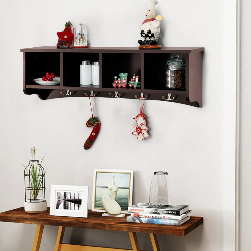 Alonnah Accent Shelf, Coffee
