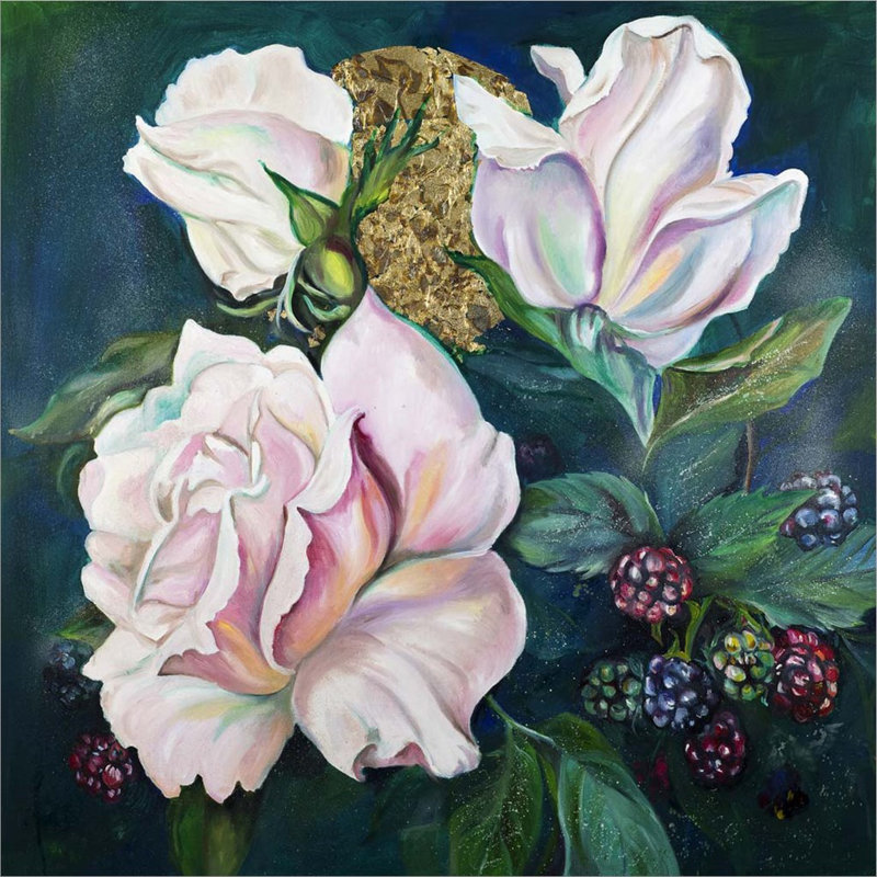 Décoration murale roses