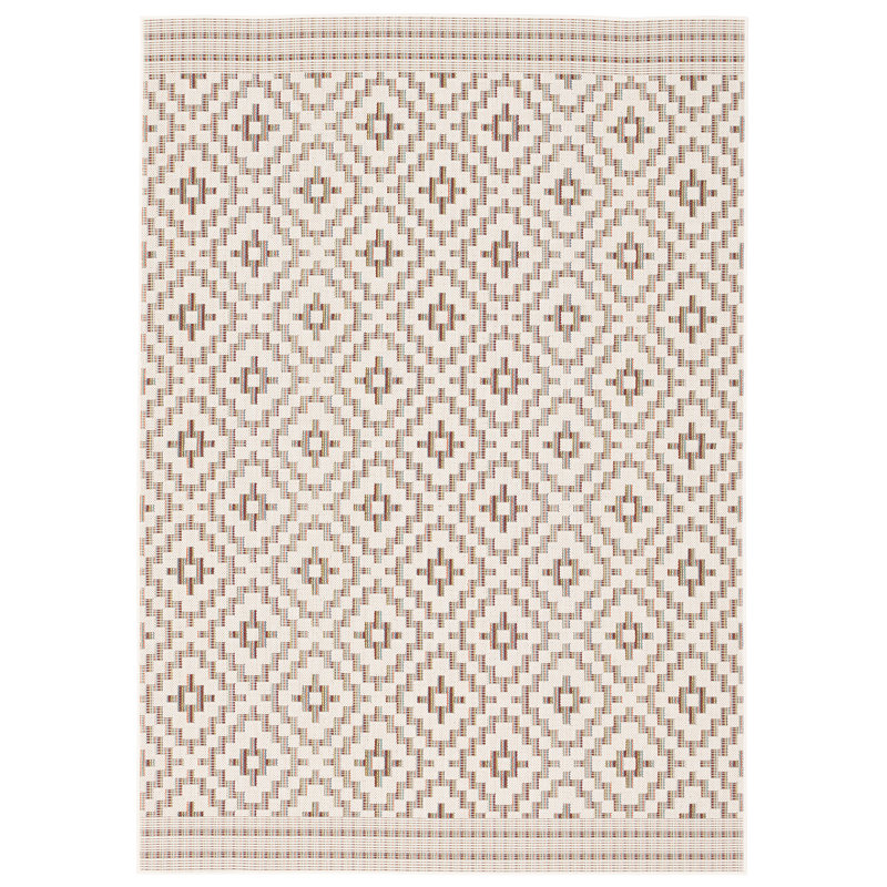 Smart Rectangle Geometric Indoor / Outdoor Area Rug, Rectangle 80 x 150cm