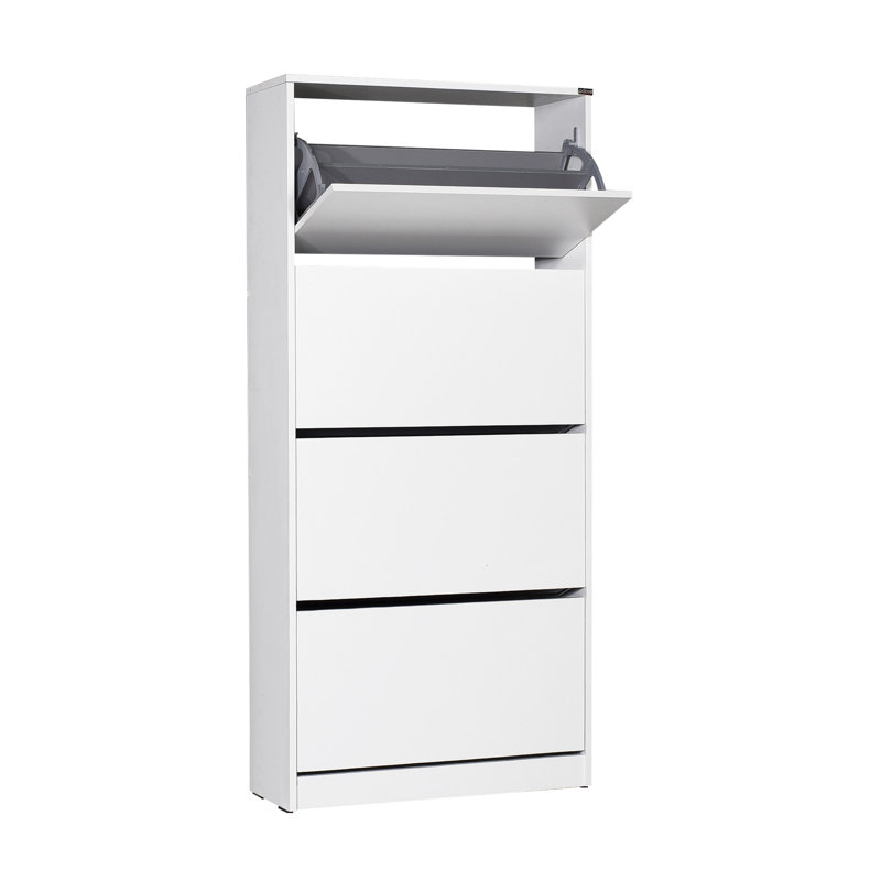 24 Pair Shoe Storage, White