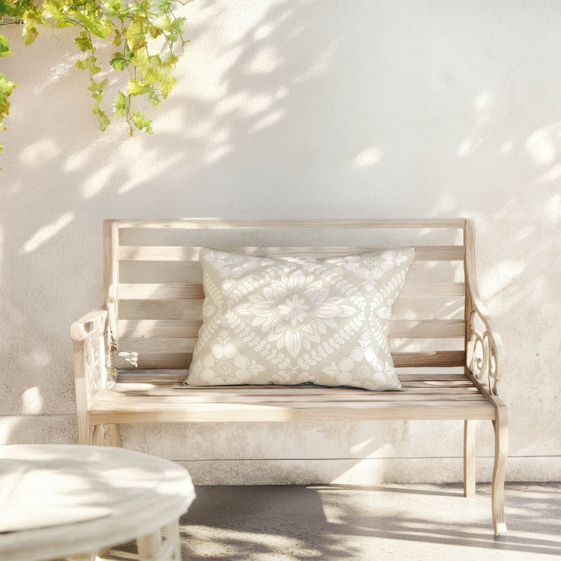 Coussin d'extérieur Talia, Ivoire ivoire