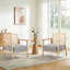 Chaise d'appoint rembourrée 28 po pour salon-127586429