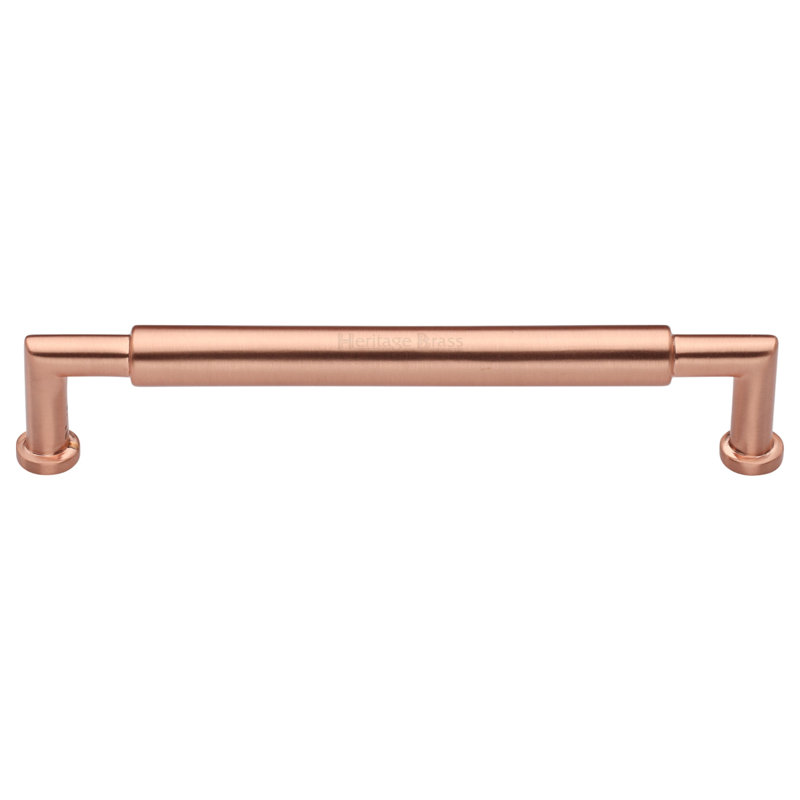 Heritage Brass Heritage Cabinet Pull Bauhaus Round Design, 268cm L x 13cm W, Satin Chrome