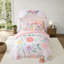 Ensemble de literie à motifs floraux, ensemble de couette en microfibre pour lit simple et simple XL pour chambre de fille