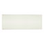 Chaise longue en bois, coussin crème, 4 pouces d'épaisseur, inclinable réglable, conception respirante, utilisation à l'extérieur, base à lattes d'eau pour la circulation de l'air, 4 inclinables, compatibilité