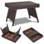 Table basse pliante en rotin Hielm