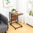 Jumelle C Table, storage end table, nightstand with drawer, modern side table-638387861
