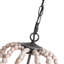 Lustre géométrique à 4 lumières de style bougie en bois de style bohème-1613824525