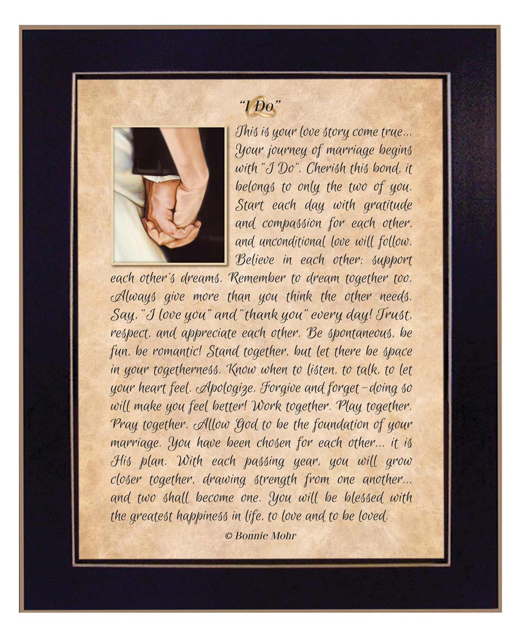 Le Prise™ I Do Framed Wall Art for Living Room, Home Wall Décor by ...