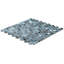 Carreau de mosaïque rond en verre 12 po x 12 po Eterna Penny-108486606
