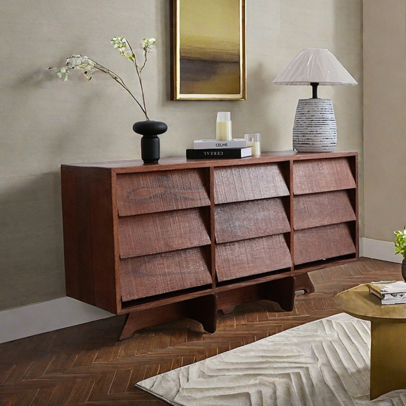Buffet haut de gamme Premium Premium, Terre de Sienne, H 28,7 po x l 58,3 po x P 16,5 po