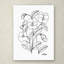 Carson «Simple Flower Doodle 3», impression sur toile tendue KCDoodleArt-19582903
