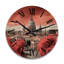 Horloge murale en bois massif Matisha-133649945