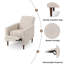 Fauteuil inclinable Fauteuil inclinable Fauteuil inclinable moderne de style Mid-Century à dossier inclinable avec coussin de siège plus épais-1244706792