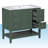 Obieze 36'' Single Bathroom Vanity with Ceramic Top-776493353