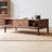 Walnut Solid- Wood Rectangular Coffee Table-112215150