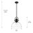 Bales 1-Light Dimmable Dome Pendant-91584196-91584198