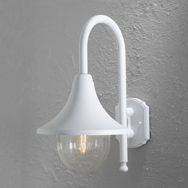 Outdoor Barn Light, White