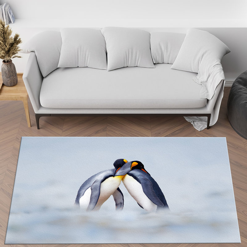 Handcrafted With Pile Soft Type Printed Rug Featuring a Vibrant Floral Pattern Perfect for Enhancing Your Living Room or Bedroom Decor