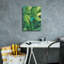 "Epic Graffiti" Palm of the Tropics 2 Teal Gold C "par Danhui Nai, art mural sur toile-108585288
