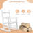 Kalobe Kids 10.2'' Wood Rocking Chair and Ottoman