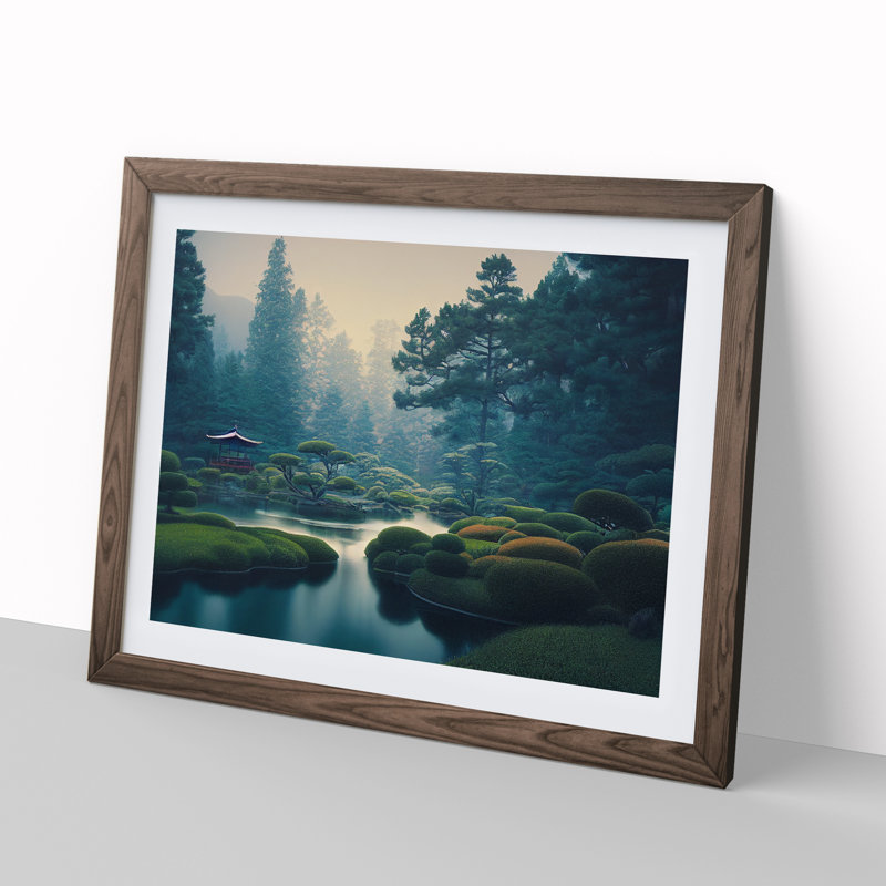 Glowing Forest - Framed Print