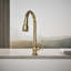 Artifacts® Touchless Pull Down Kitchen Sink Faucet with Three-Function Sprayhead-195228146