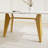 Metal Base Dining Table 
