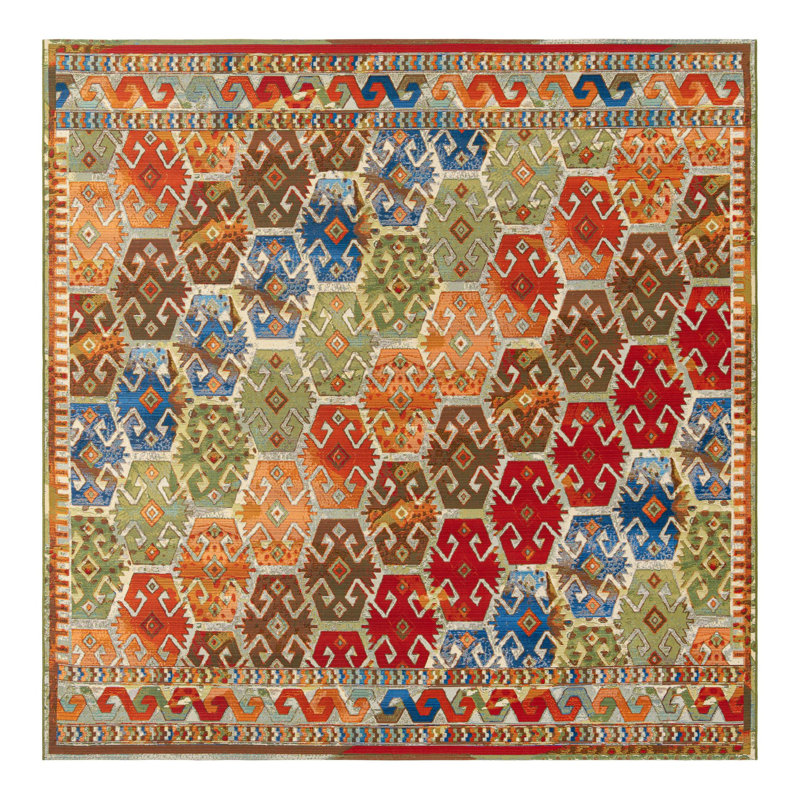 Adana Marcion Indoor/Outdoor Area Rug, Square 10'
