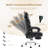 Ergonomic Thick-Padded Executive Office Chair With Footrest-523976702