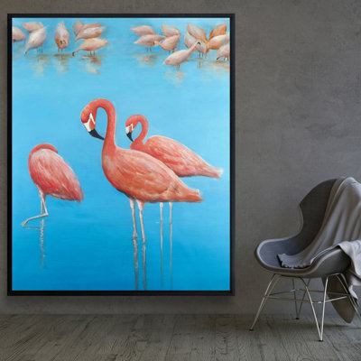 " Group Of Flamingos "