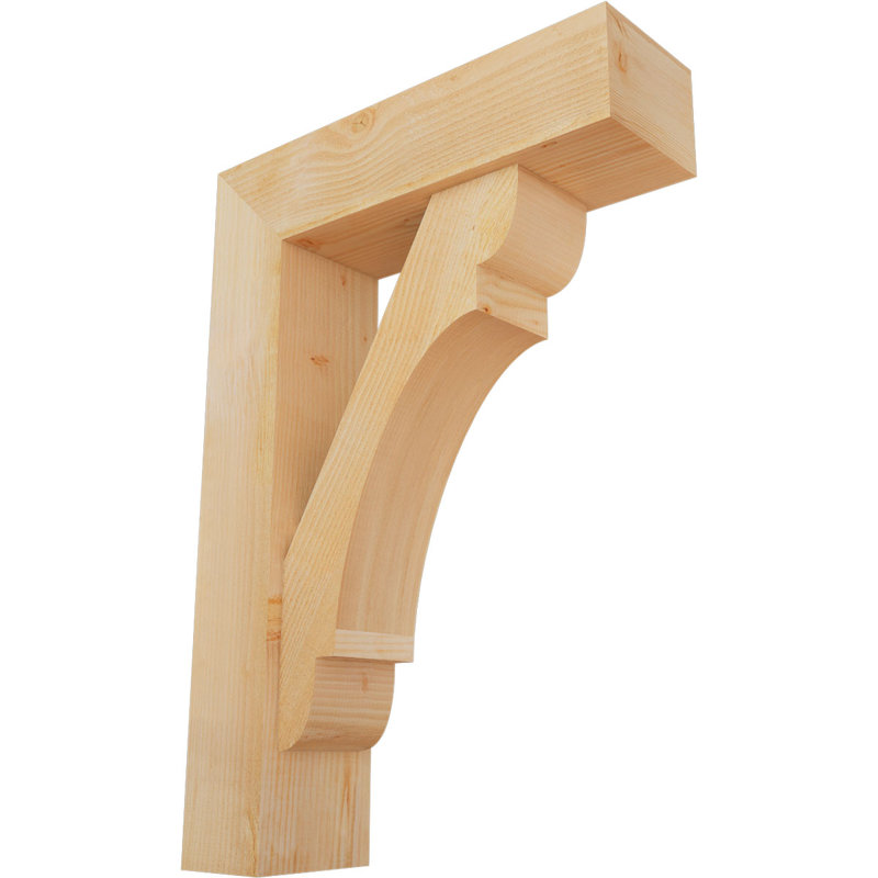 Support de bloc olympique avec entretoise décalée, 40 x 28, Sapin Douglas de l 8 po (scié brut)
